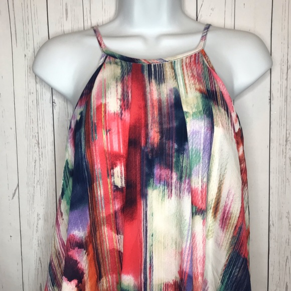 Karlie Size Small Watercolor Sleeveless Romper - Picture 2 of 6